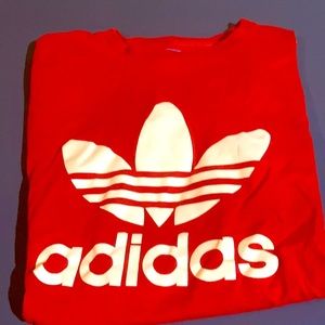 Adidas originals red T-Shirt Sz XL